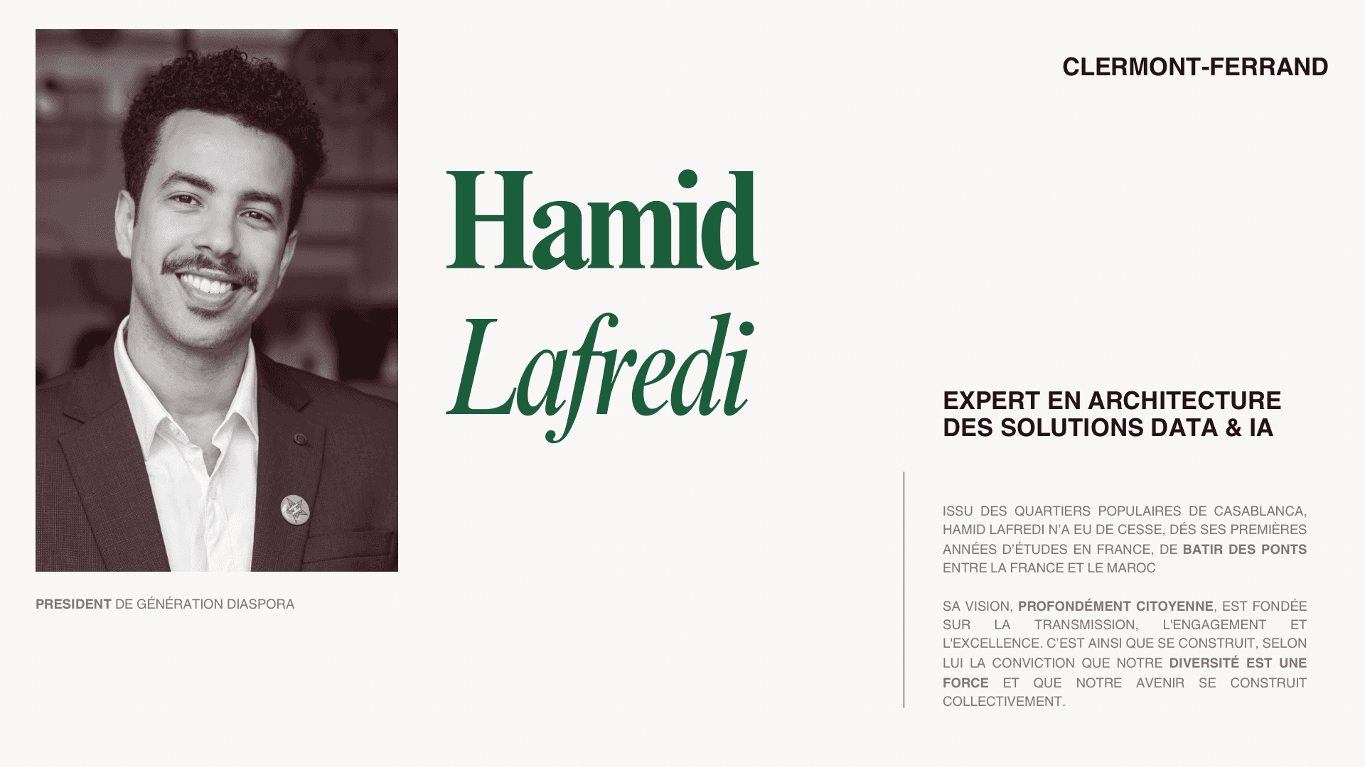 Bio de Hamid Lafredi