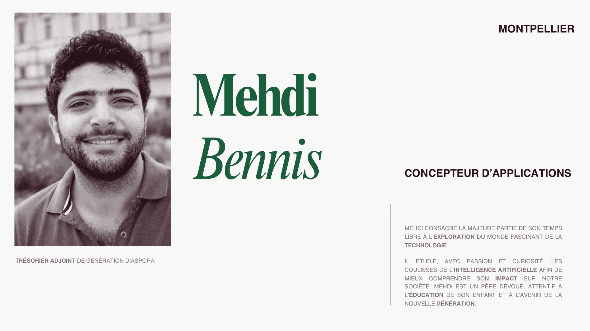 Bio de Mehdi Bennis