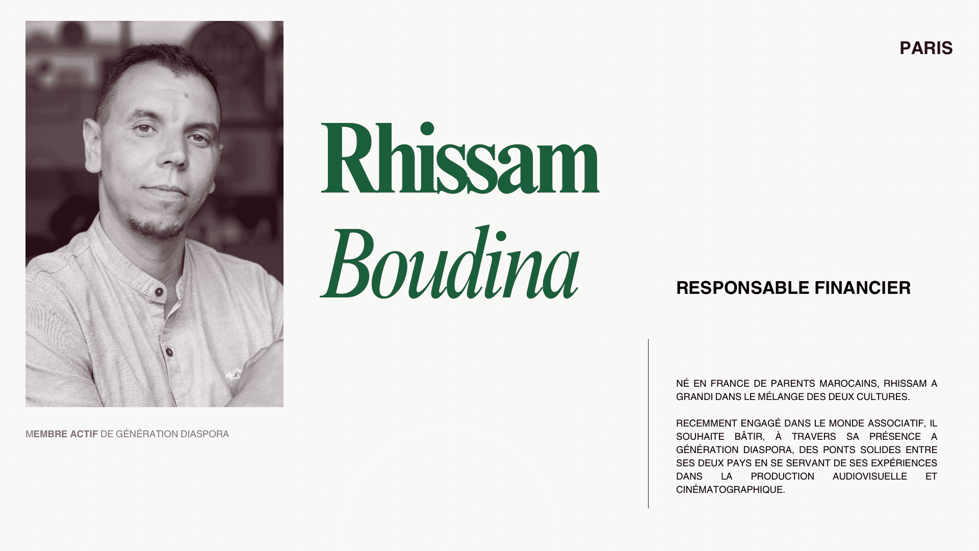 Bio de Rhissam Boudina