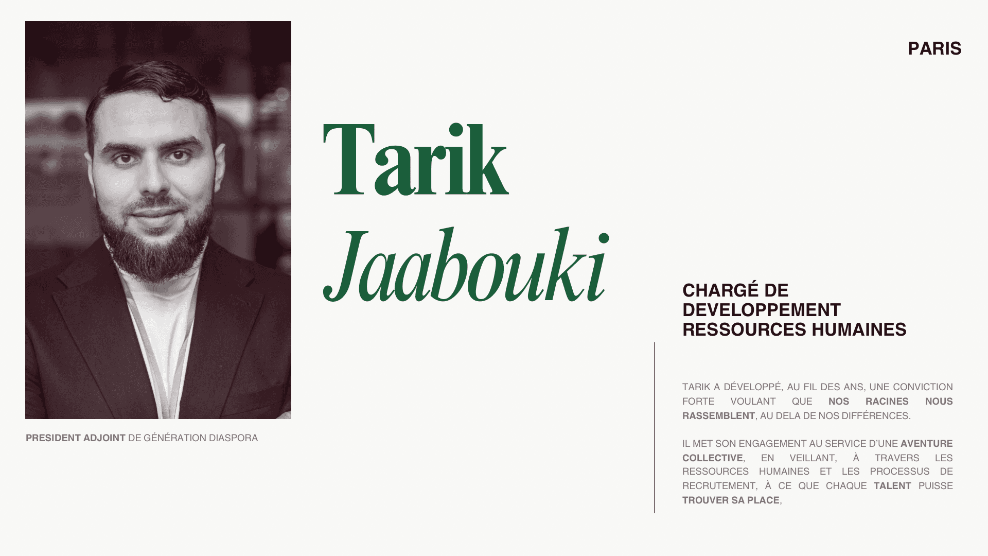 Bio de Tarik Jaabouki