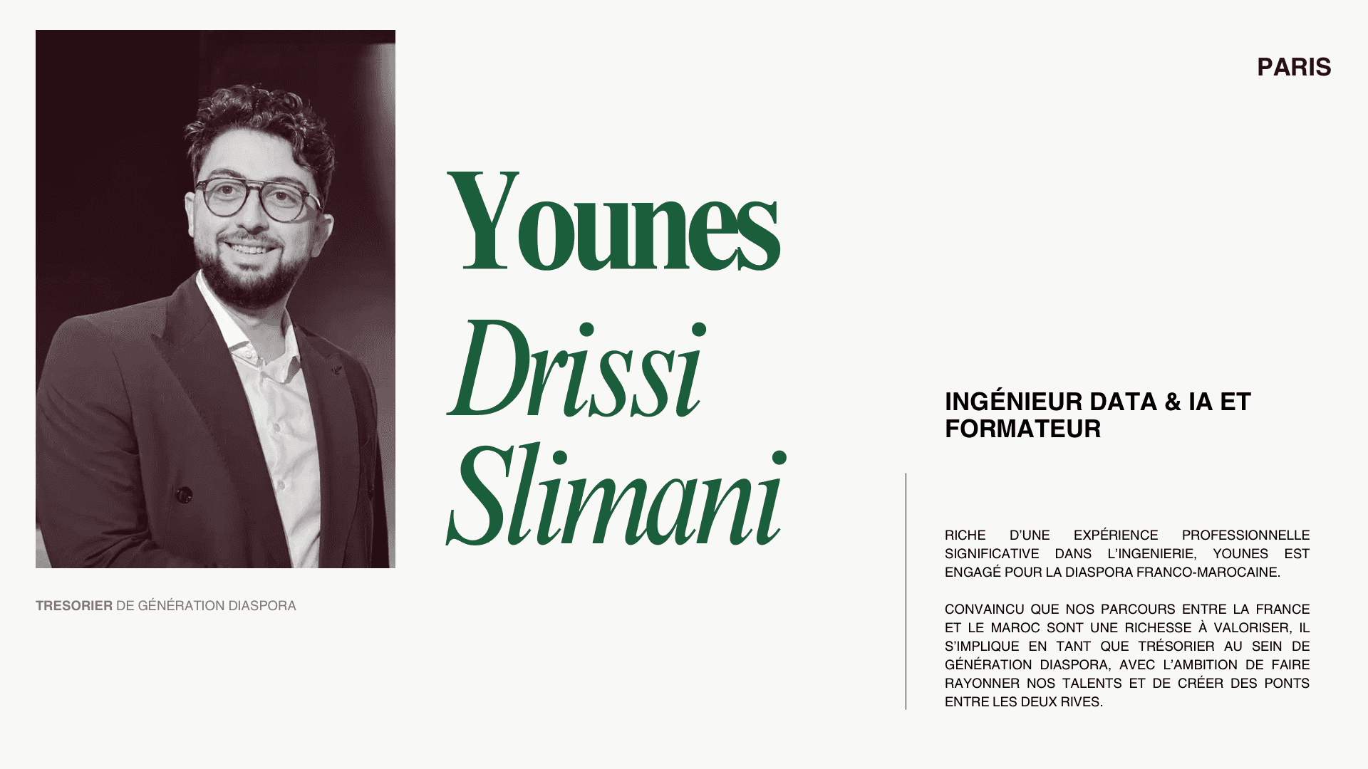 Bio de Younes Drissi Slimani